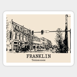 Franklin - Tennessee Magnet